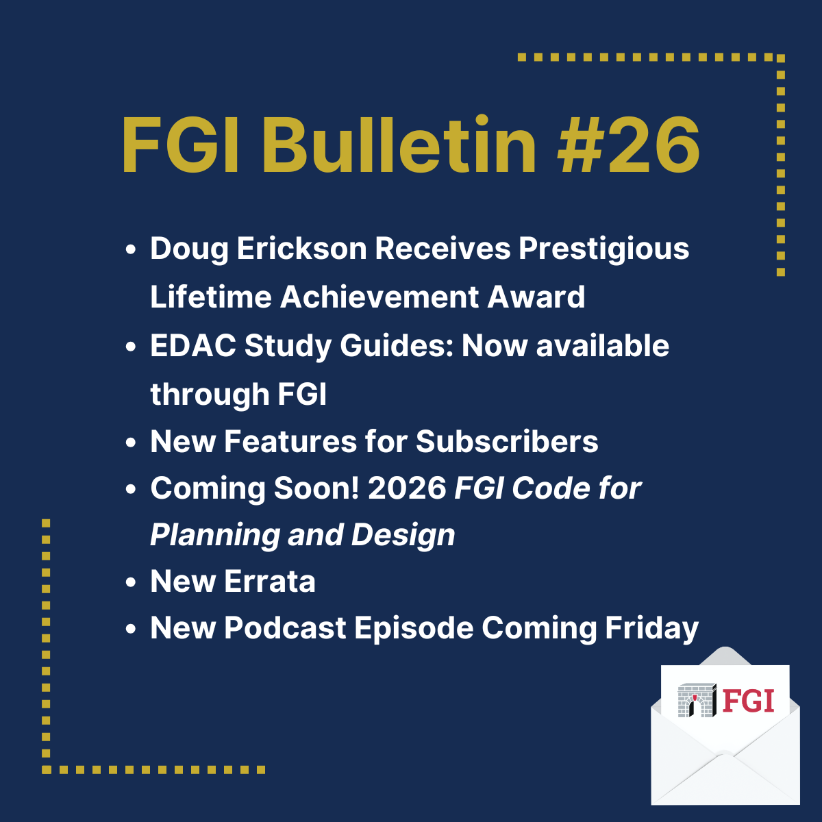 FGI Bulletin #26